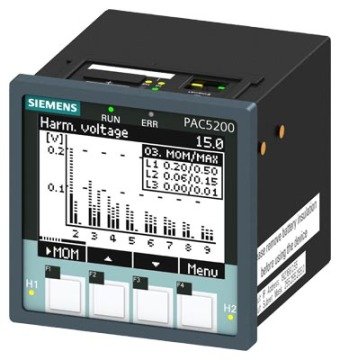 7KM5412-6BA00-1EA2 /SENTRON PAC5200 ENERJİ ANALİZÖRÜ VE ENERJİ KALİTE KAYDEDİCİ (PANO MONTAJ)