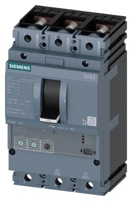 3VA2163-5HL32-0AA0 /SENTRON SERİSİ KOMPAKT TİP GÜÇ ŞALTERİ;3VA21,55kA,63 A,ETU320, LI korumalı,3 KUTUPLU